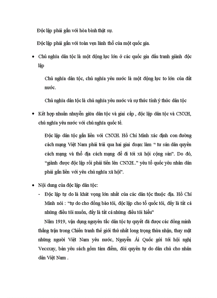 image for page Tư tưởng Nước được độc lập mà dân không được hưởng tự do hạnh phúc thì độc lập cũng chẳng nghĩa lý gì