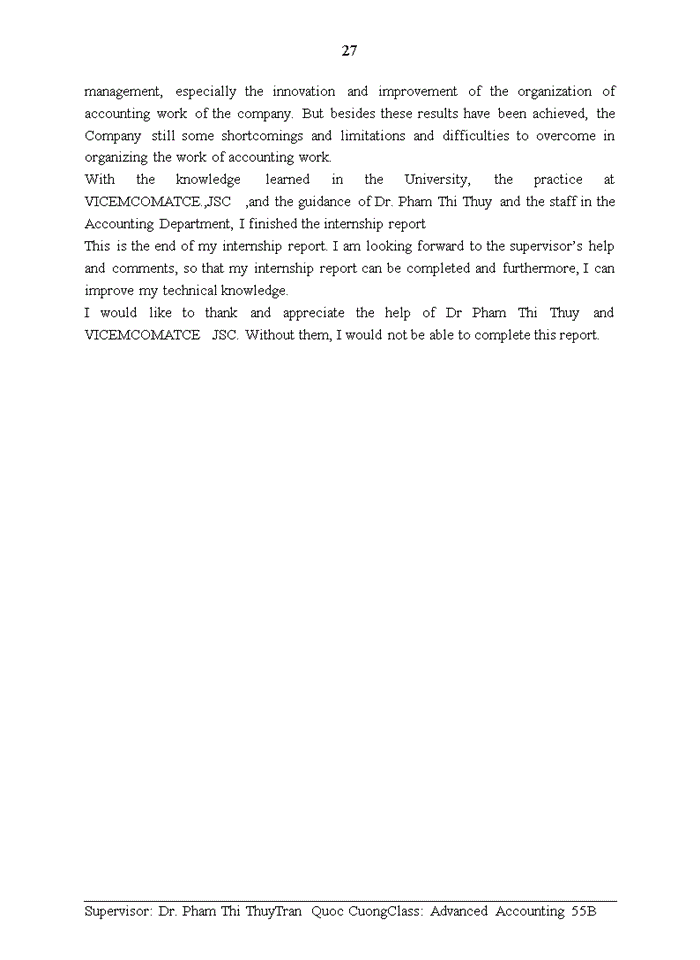 image for page AN INTRODUCTION TO ORGANIZATIONAL CHART AND ACCOUNTING SYSTEM APPLIED IN VICEM MATERIALS TRANSPORT CEMENT JOINT STOCK COMPANY