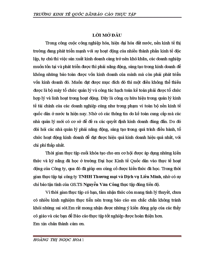 image for page Báo cáo thực tập tại công ty Trách nhiệm hữu hạn Thương mại và Dịch vụ Liên Minh