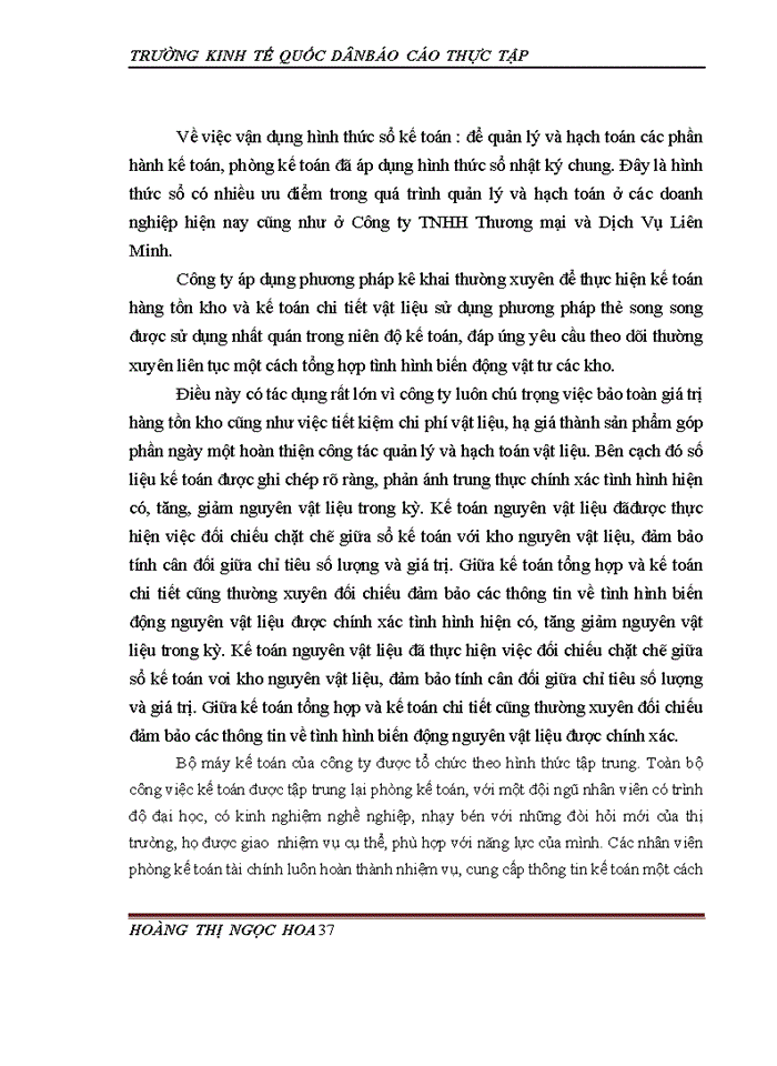 image for page Báo cáo thực tập tại công ty Trách nhiệm hữu hạn Thương mại và Dịch vụ Liên Minh