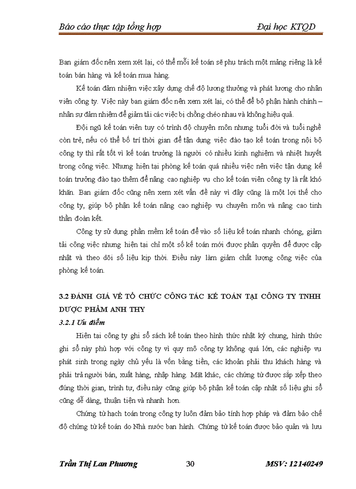 image for page Báo cáo thực tập tổng hợp tại Công ty Trách nhiệm hữu hạn Dược phẩm Anh Thy