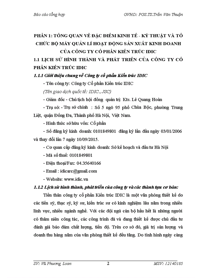 image for page Báo cáo thực tập tổng hợp Tổ chức bộ máy kế toán và hệ thống kế toán tại Công ty cổ phần Kiến trúc IDIC