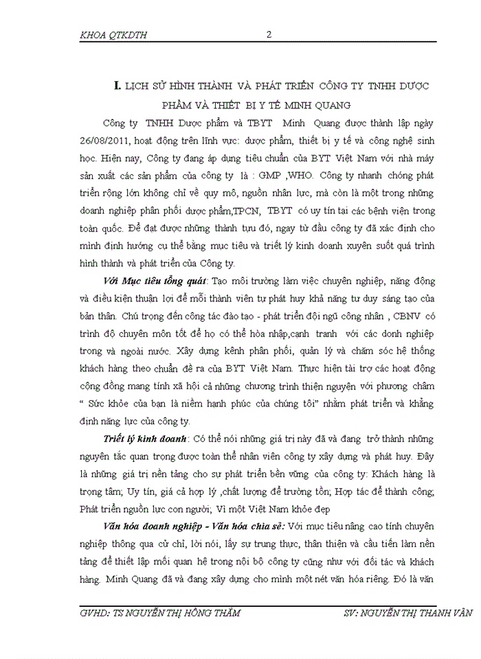 image for page Báo cáo Công ty Trách nhiệm hữu hạn dược phẩm thiết bị y tế Minh Quang