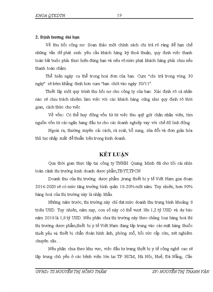 image for page Báo cáo Công ty Trách nhiệm hữu hạn dược phẩm thiết bị y tế Minh Quang