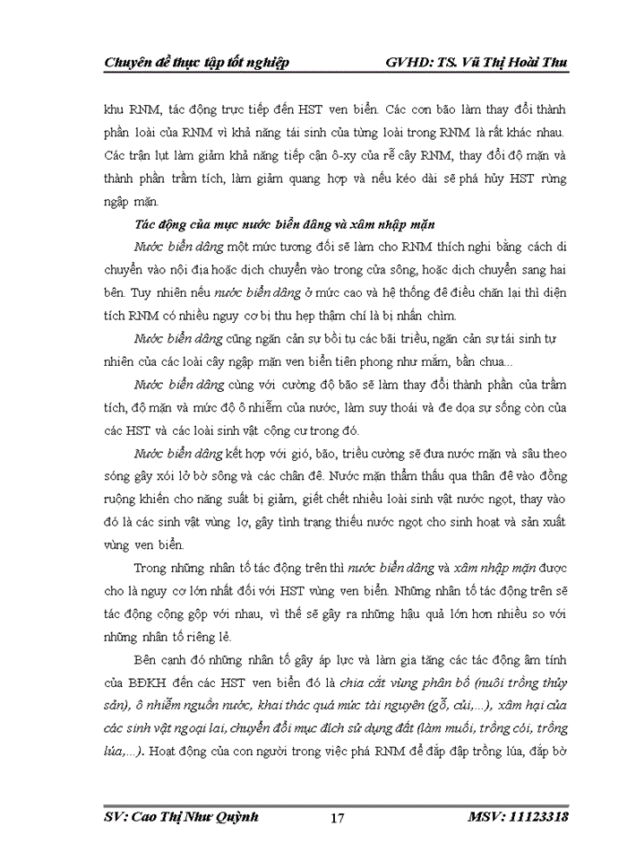 image for page Thích ứng với biến đổi khí hậu dựa vào hệ sinh thái Nghiên cứu tại huyện Thái Thụy tỉnh Thái Bình