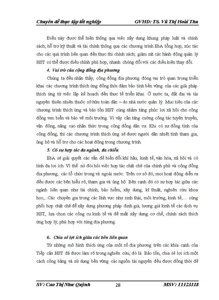image for page Thích ứng với biến đổi khí hậu dựa vào hệ sinh thái Nghiên cứu tại huyện Thái Thụy tỉnh Thái Bình