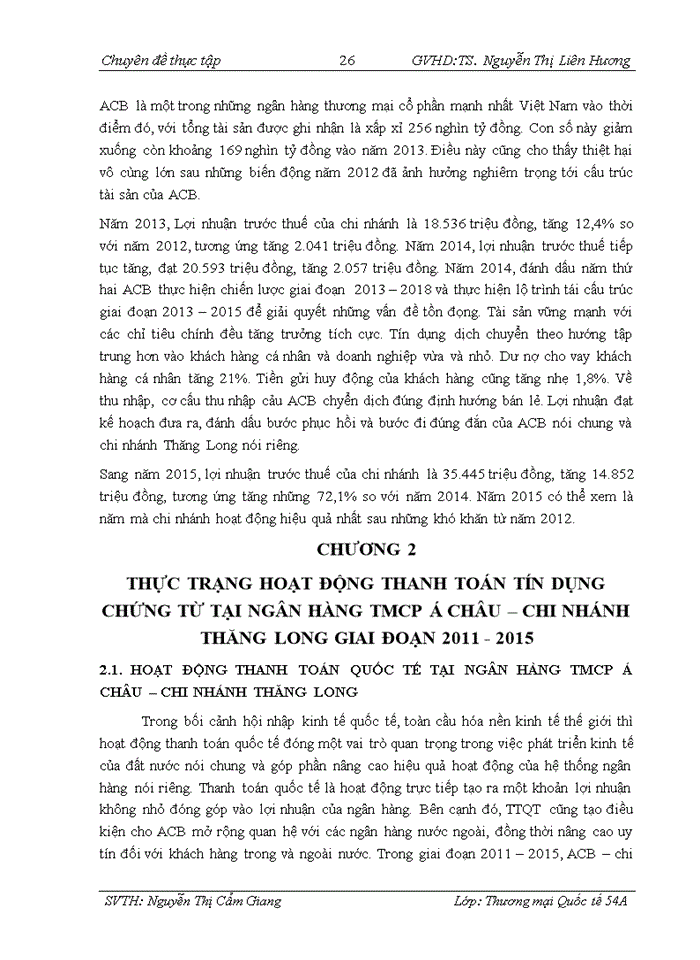 image for page Thực trạng và giải pháp thúc đẩy hoạt động thanh toán quốc tế theo phương thức tín dụng chứng từ tại Ngân hàng Thương mại cổ phần Á Châu chi nhánh Thăng Long giai đoạn 2011 - 2015