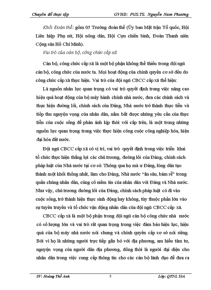 image for page Nâng cao chất lượng đội ngũ cán bộ công chức cấp xã của huyện Quang Bình