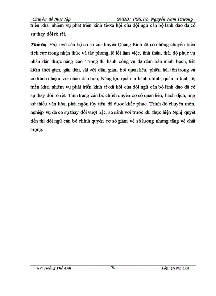 image for page Nâng cao chất lượng đội ngũ cán bộ công chức cấp xã của huyện Quang Bình