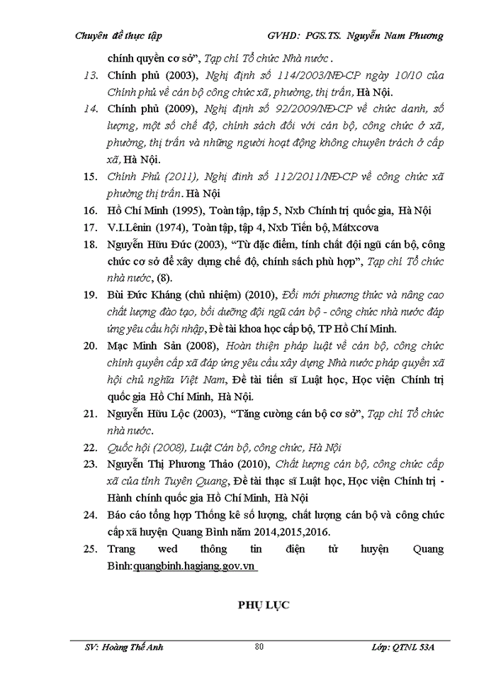 image for page Nâng cao chất lượng đội ngũ cán bộ công chức cấp xã của huyện Quang Bình