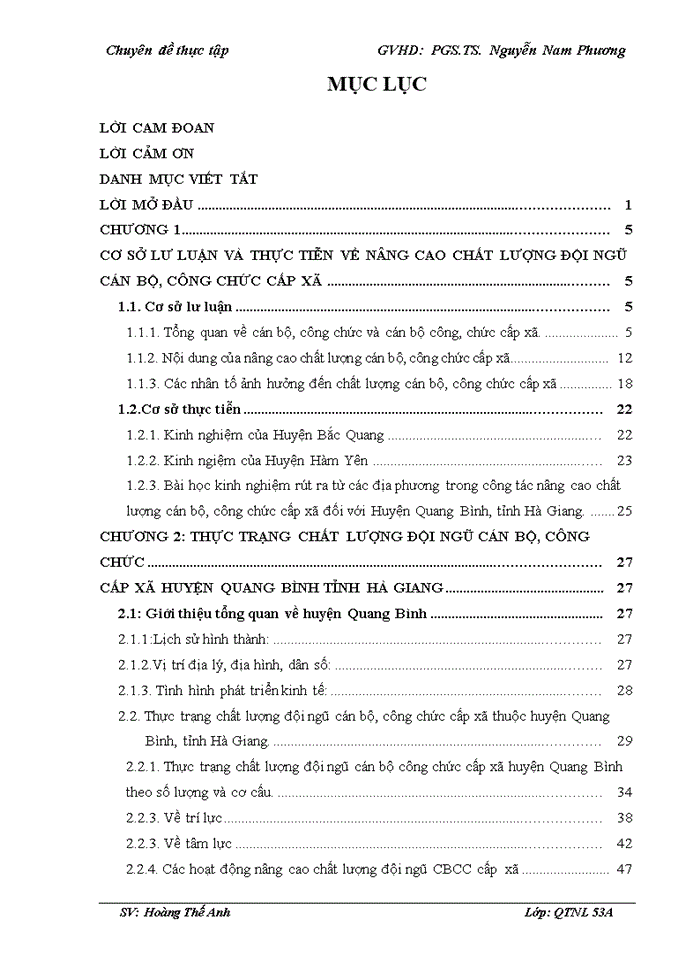 image for page Nâng cao chất lượng đội ngũ cán bộ công chức cấp xã của huyện Quang Bình