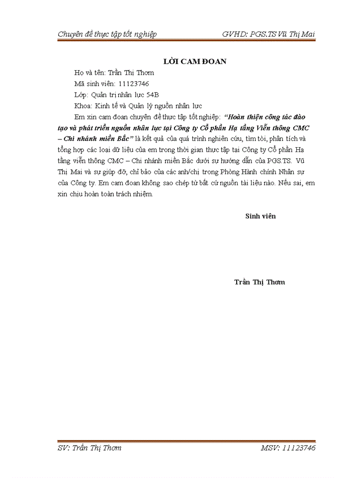 image for page Hoàn thiện công tác đào tạo và phát triển nguồn nhân lực tại Công ty Cổ phần Hạ tầng Viễn thông CMC Chi nhánh miền Bắc
