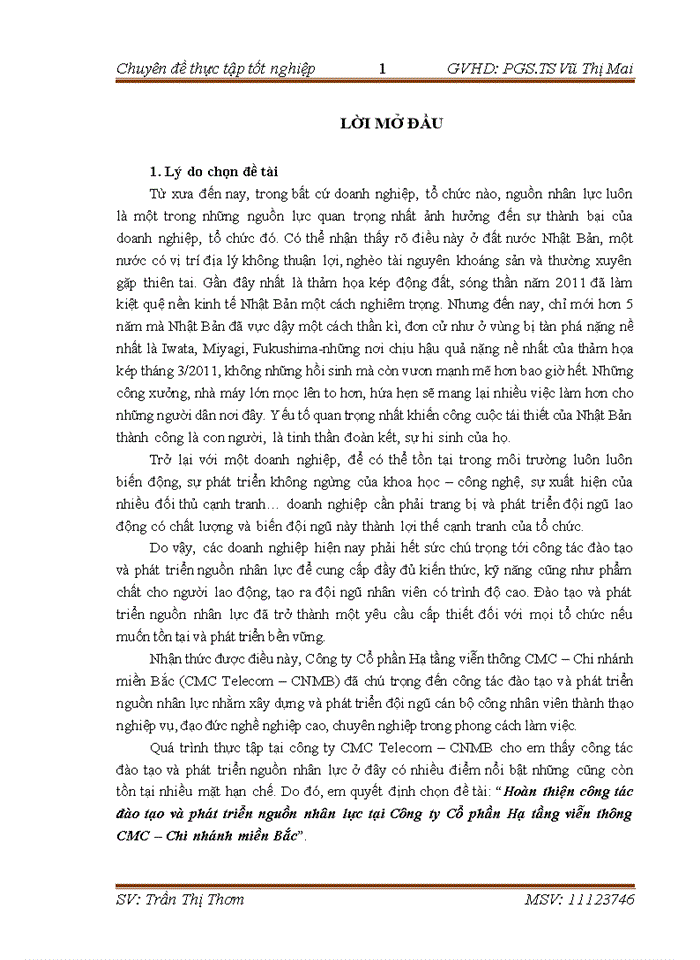 image for page Hoàn thiện công tác đào tạo và phát triển nguồn nhân lực tại Công ty Cổ phần Hạ tầng Viễn thông CMC Chi nhánh miền Bắc