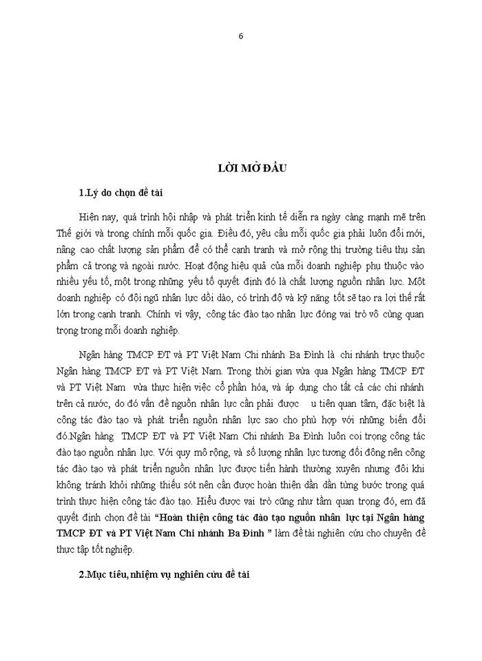image for page Hoàn thiện công tác đào tạo nguồn nhân lực tại Ngân hàng Thương mại cổ phần ĐT và PT Việt Nam Chi nhánh Ba Đình