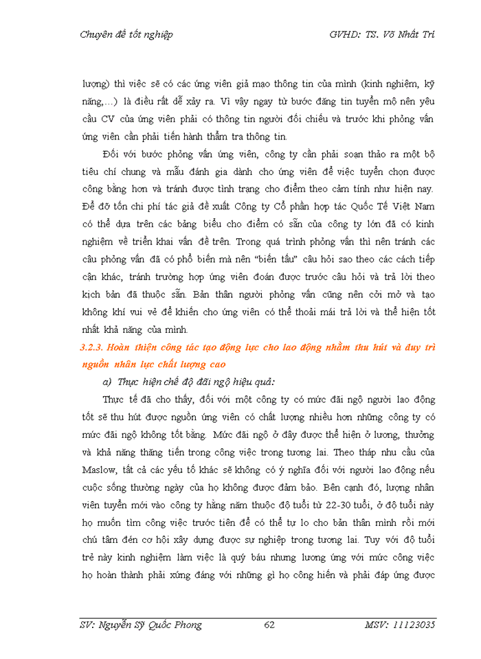 image for page Hoàn thiện quy trình tuyển dụng nguồn nhân lực tại Công ty Cổ Phần Hợp tác Quốc Tế Việt Nam