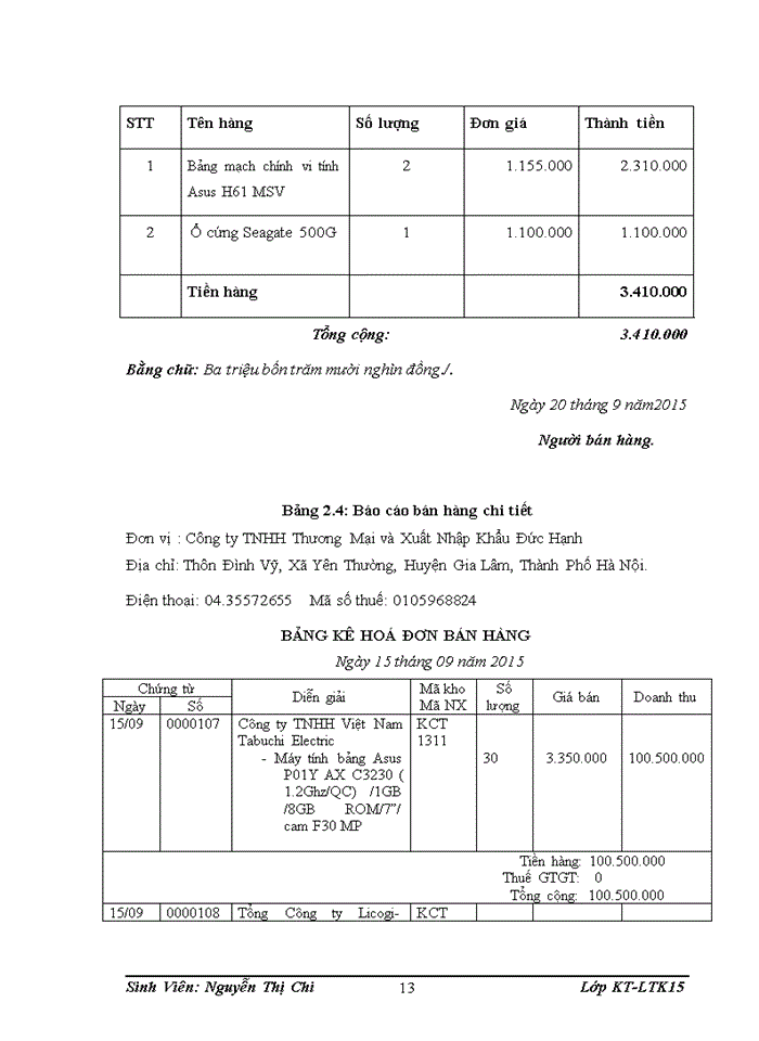 image for page HOÀN THIỆN KẾ TOÁN BÁN HÀNG VÀ XÁC ĐỊNH KẾT QUẢ KINH DOANH TẠI CÔNG TY Trách nhiệm hữu hạn THƯƠNG MẠI VÀ XUẤT NHẬP KHẨU ĐỨC HẠNH