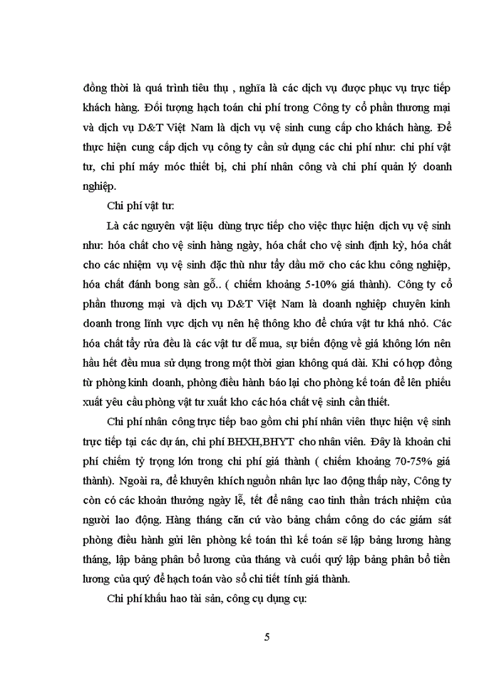image for page Hoàn thiện kế toán doanh thu chi phí và kết quả kinh doanh tại Công ty cổ phần thương mại và dịch vụ D T Việt Nam