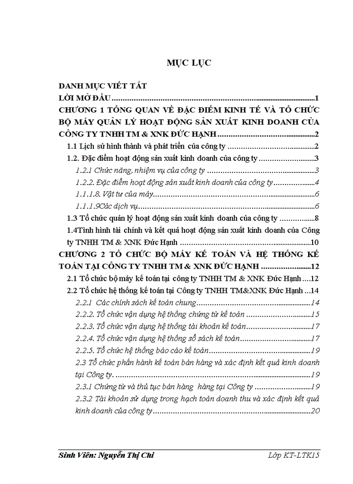 image for page Báo cáo Công ty Trách nhiệm hữu hạn Thương Mại và Xuất Nhập Khẩu Đức Hạnh