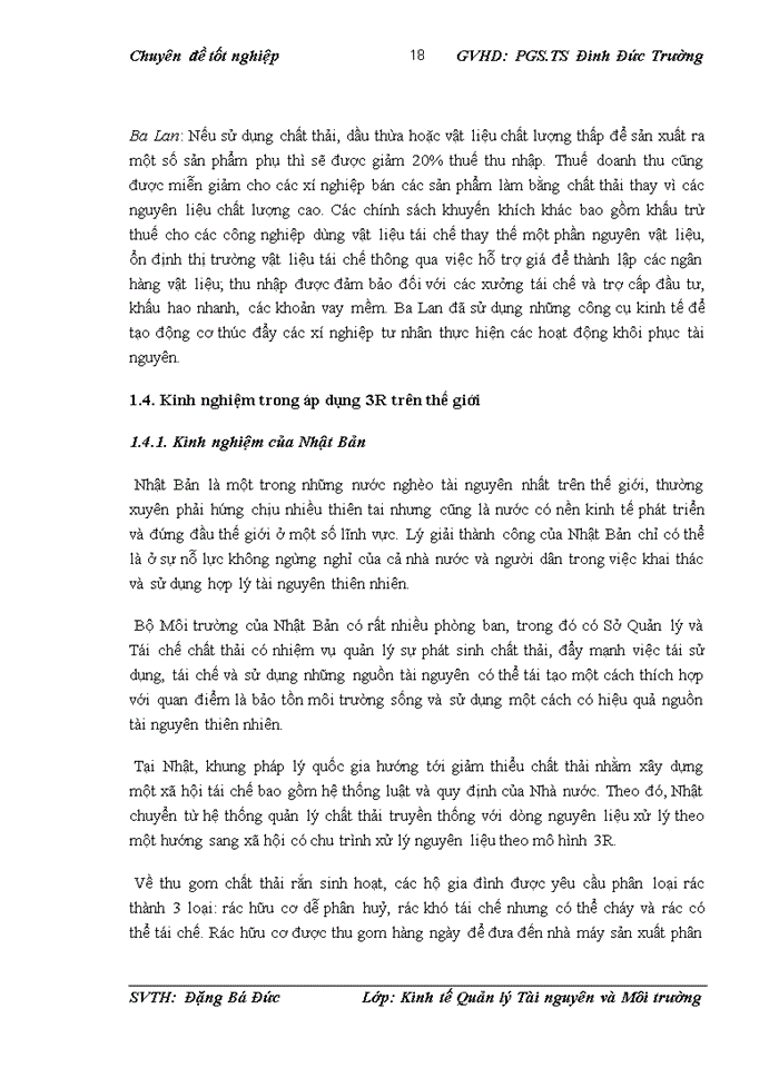 image for page Đánh giá nhận thức của người dân phường Láng Hạ về việc áp dụng 3R trong quản lý rác thải sinh hoạt