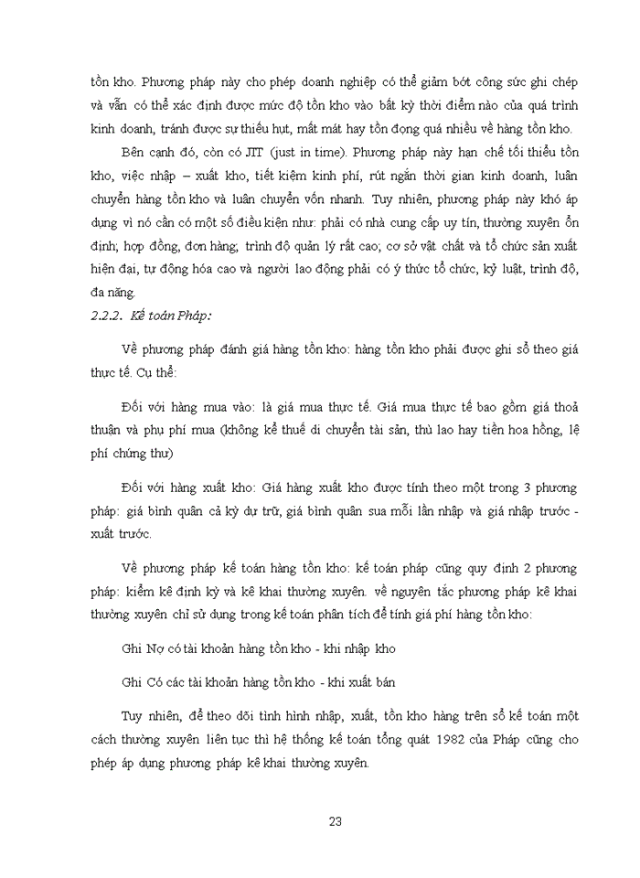 image for page Đề án Bàn về kế toán hàng tồn kho trong doanh nghiệp