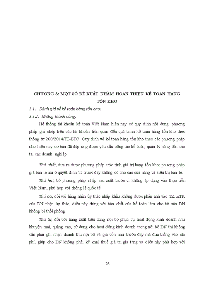 image for page Đề án Bàn về kế toán hàng tồn kho trong doanh nghiệp