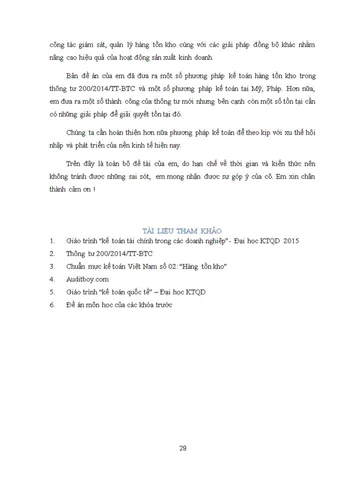 image for page Đề án Bàn về kế toán hàng tồn kho trong doanh nghiệp