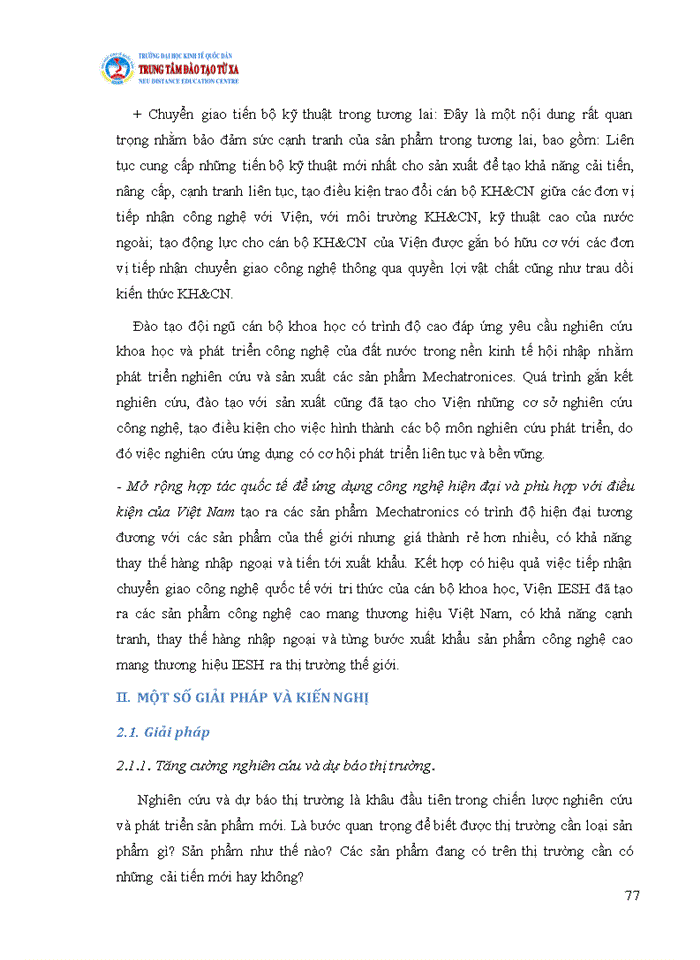 image for page Nghiên cứu và phát triển sản phẩm mới tại Viện Khoa học Môi trường và Sức Khỏe Cộng đồng