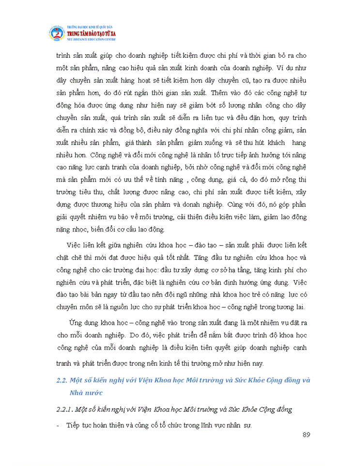 image for page Nghiên cứu và phát triển sản phẩm mới tại Viện Khoa học Môi trường và Sức Khỏe Cộng đồng