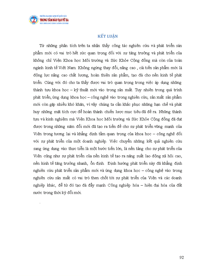 image for page Nghiên cứu và phát triển sản phẩm mới tại Viện Khoa học Môi trường và Sức Khỏe Cộng đồng
