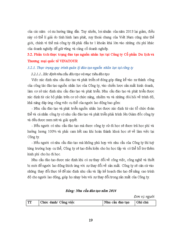 image for page Đề án Các phương pháp đào tạo nguồn nhân lực tại Công ty Cổ phần Du lịch và Thương mại quốc tế VINATOUR