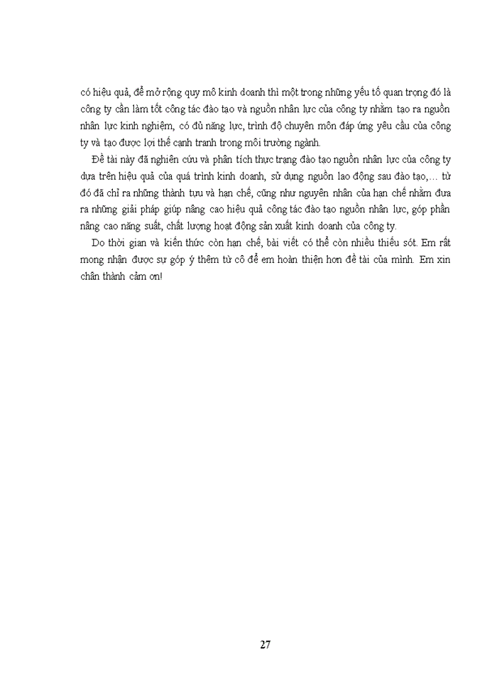 image for page Đề án Các phương pháp đào tạo nguồn nhân lực tại Công ty Cổ phần Du lịch và Thương mại quốc tế VINATOUR
