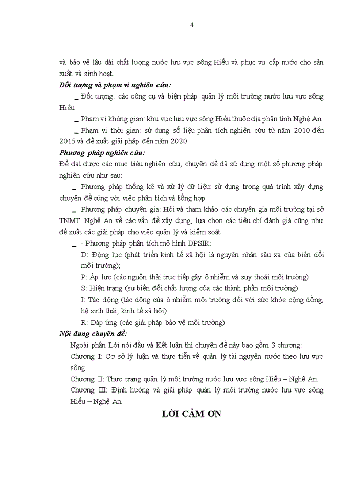 image for page THỰC TRẠNG VÀ GIẢI PHÁP QUẢN LÝ TỔNG HỢP TÀI NGUYÊN NƯỚC LƯU VỰC SÔNG HIẾU