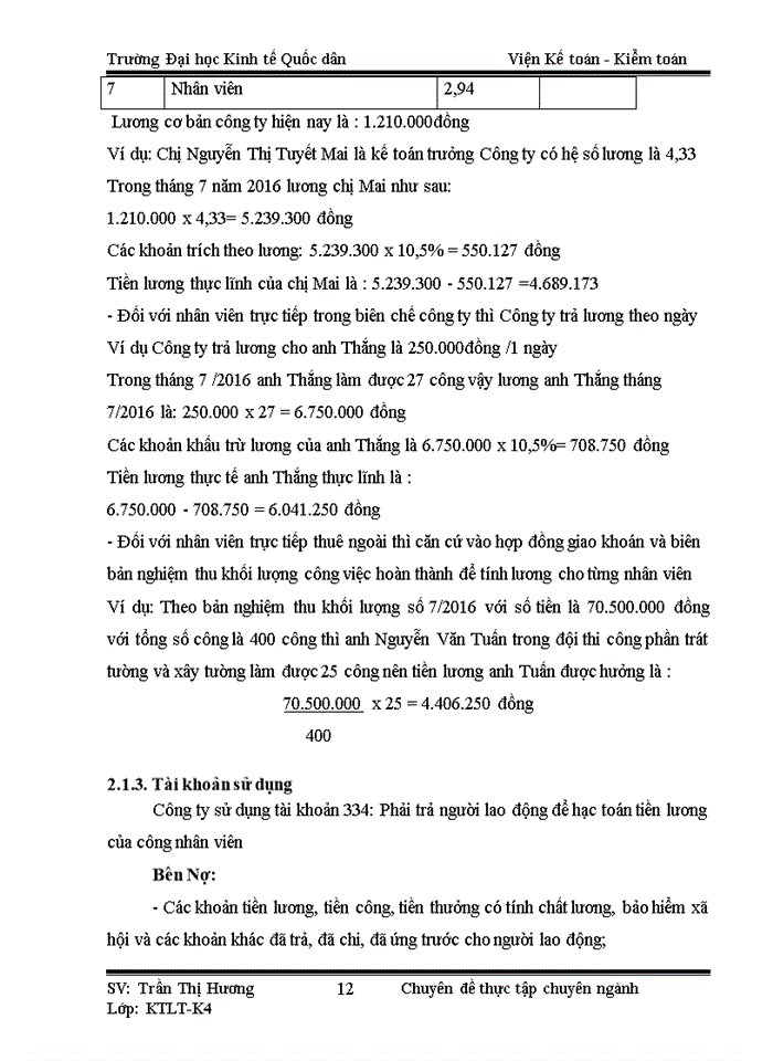 image for page Hoàn thiện kế toán tiền lương và các khoản trích theo lương tại Công ty Trách nhiệm hữu hạn Thương mại và xây dựng Tiến Trường