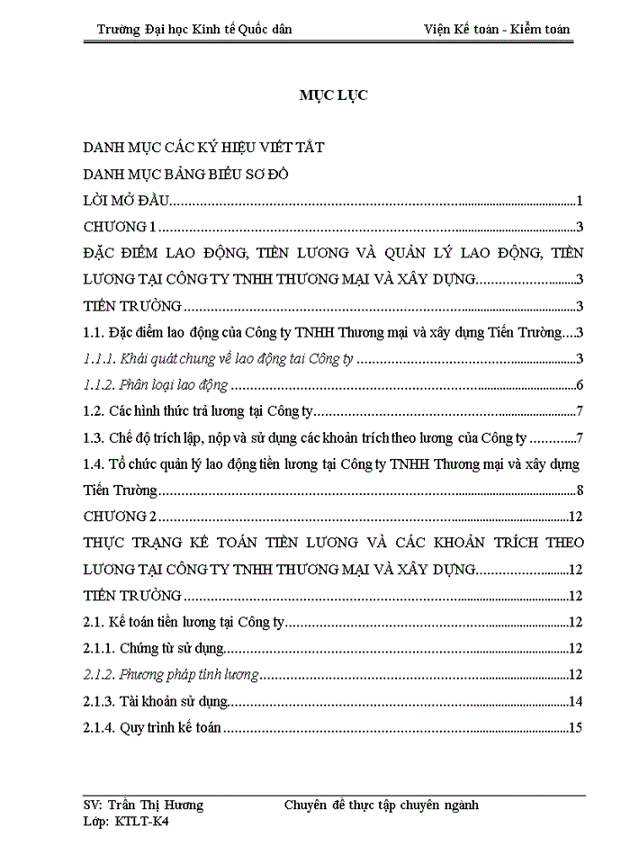 image for page Hoàn thiện kế toán tiền lương và các khoản trích theo lương tại Công ty Trách nhiệm hữu hạn Thương mại và xây dựng Tiến Trường