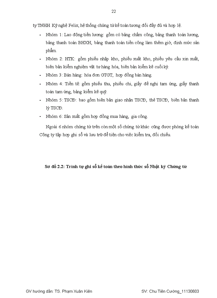 image for page Thực trạng tổ chức kế toán tại Công ty Trách nhiệm hữu hạn Kỹ nghệ Felix