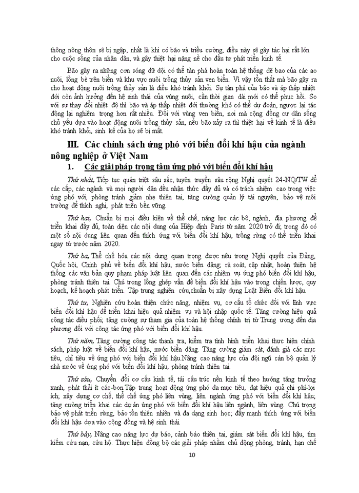 image for page Tác động của Biến đổi khí hậu lên ngành nông nghiệp Việt Nam