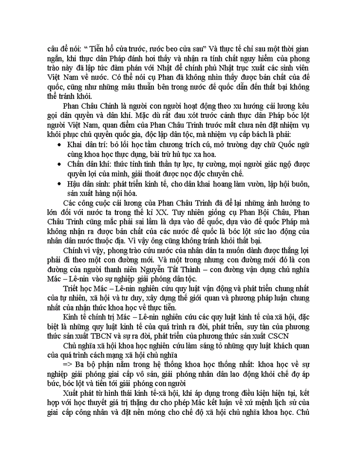 image for page Triết mác Phân tích câu nói Bây giờ học thuyết nhiều chủ nghĩa nhiều nhưng chân chính nhất chắc chắn nhất cách mạng nhất là Chủ nghĩa Mác Lê-nin