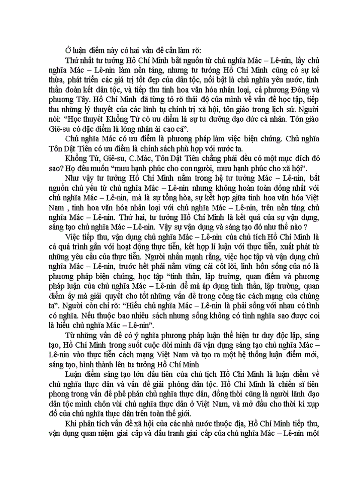 image for page Triết mác Phân tích câu nói Bây giờ học thuyết nhiều chủ nghĩa nhiều nhưng chân chính nhất chắc chắn nhất cách mạng nhất là Chủ nghĩa Mác Lê-nin