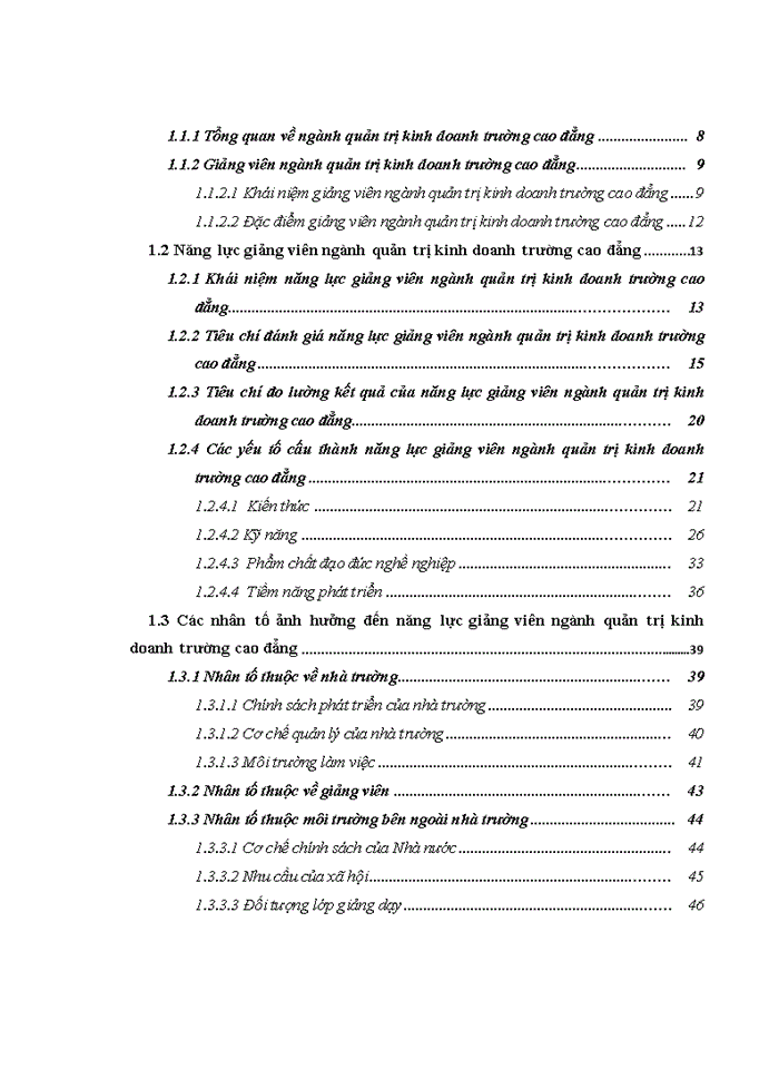 Ths NĂNG LỰC GIẢNG VIÊN NGÀNH QUẢN TRỊ KINH DOANH TRƯỜNG CAO ĐẲNG KINH TẾ CÔNG NGHIỆP HÀ NỘI