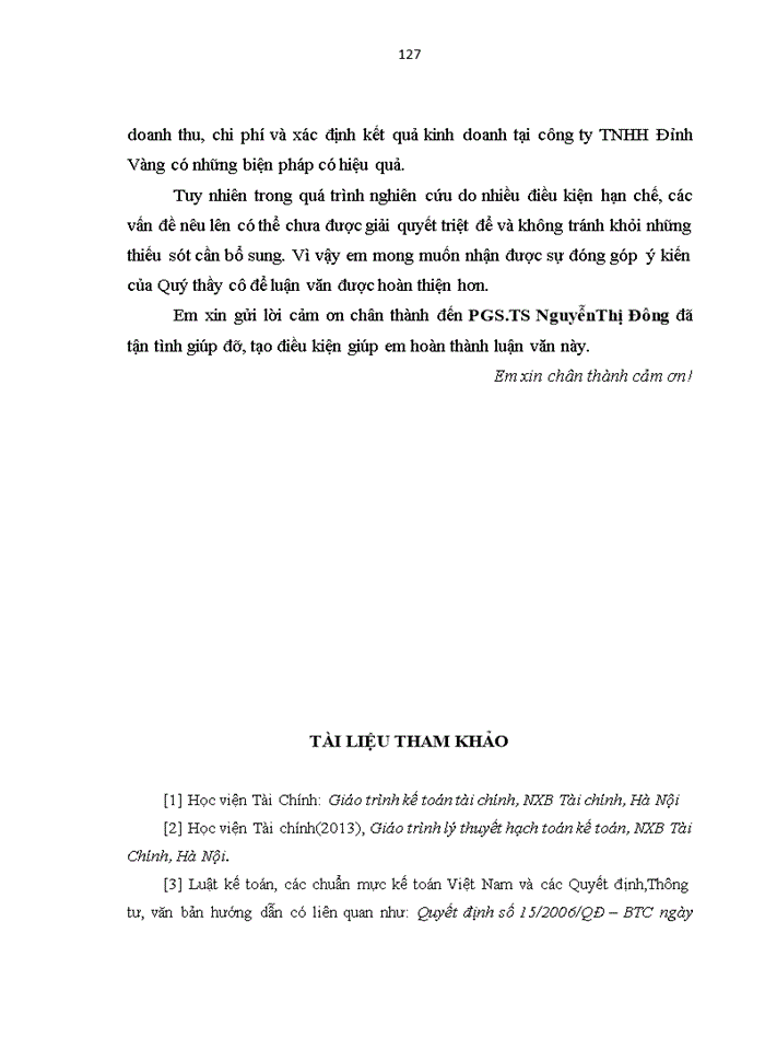 image for page Ths Hoàn thiện kế toán Doanh thu chi phí và xác định kết quả kinh doanh tại công ty Trách nhiệm hữu hạn Đỉnh Vàng Hải Phòng