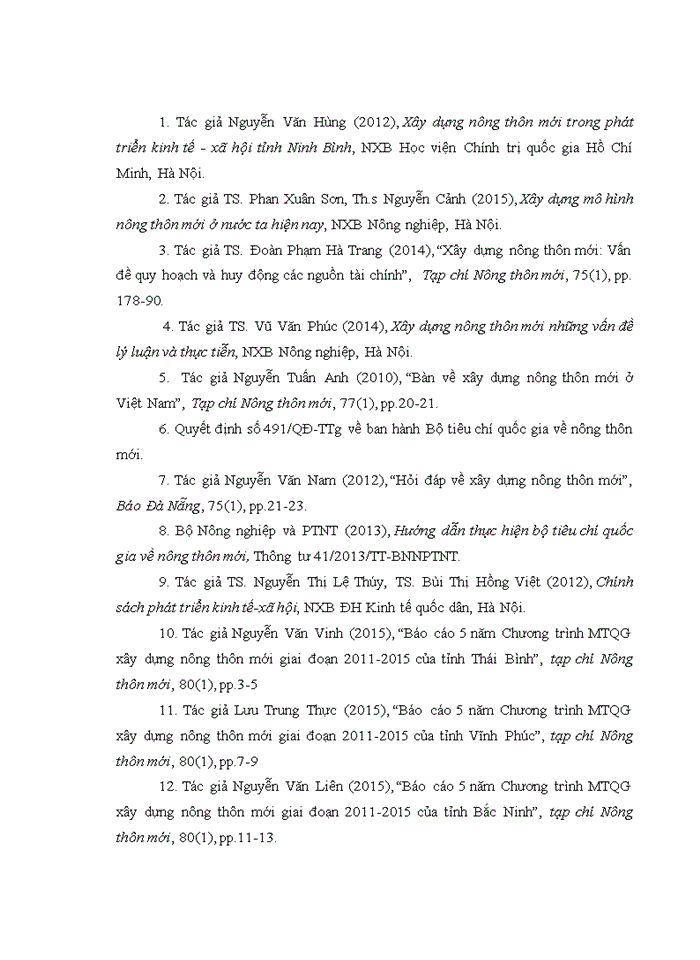 image for page Ths PHÂN TÍCH THỰC TRẠNG TỔ CHỨC THỰC THI CHƯƠNG TRÌNH MỤC TIÊU QUỐC GIA VỀ XÂY DỰNG NÔNG THÔN MỚI CỦA CHÍNH QUYỀN TỈNH BẮC NINH