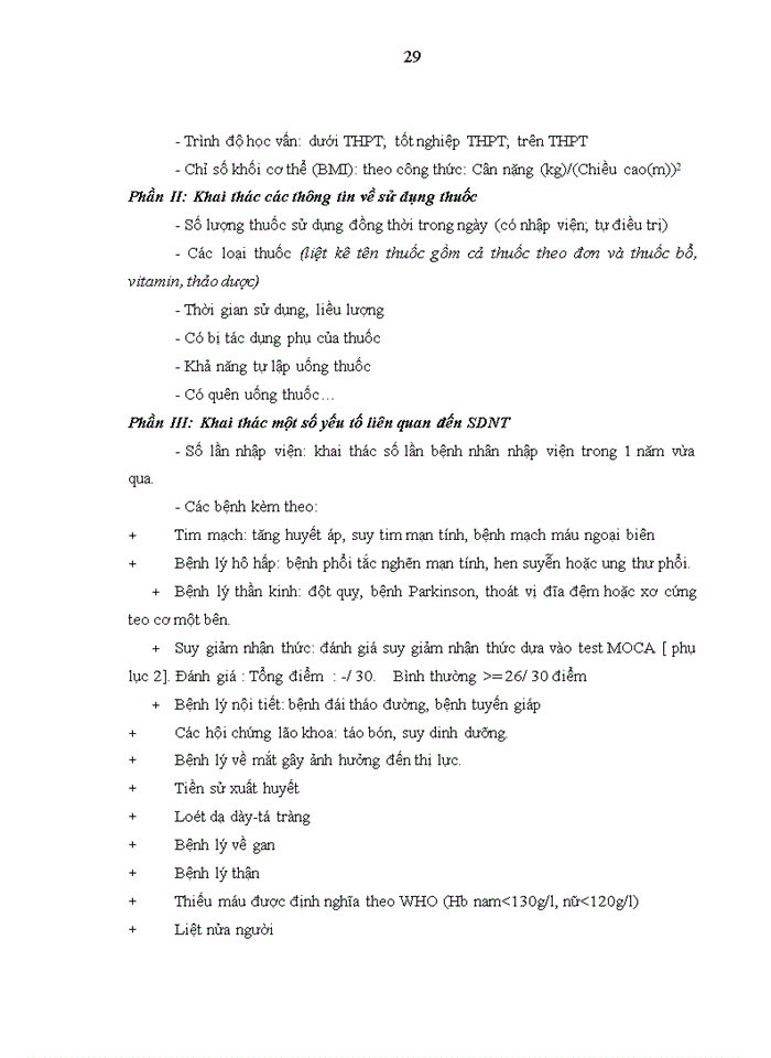 image for page Tình hình sử dụng nhiều thuốc ở bệnh nhân điều trị ngoại trú tại Bệnh viện lão khoa Trung ương