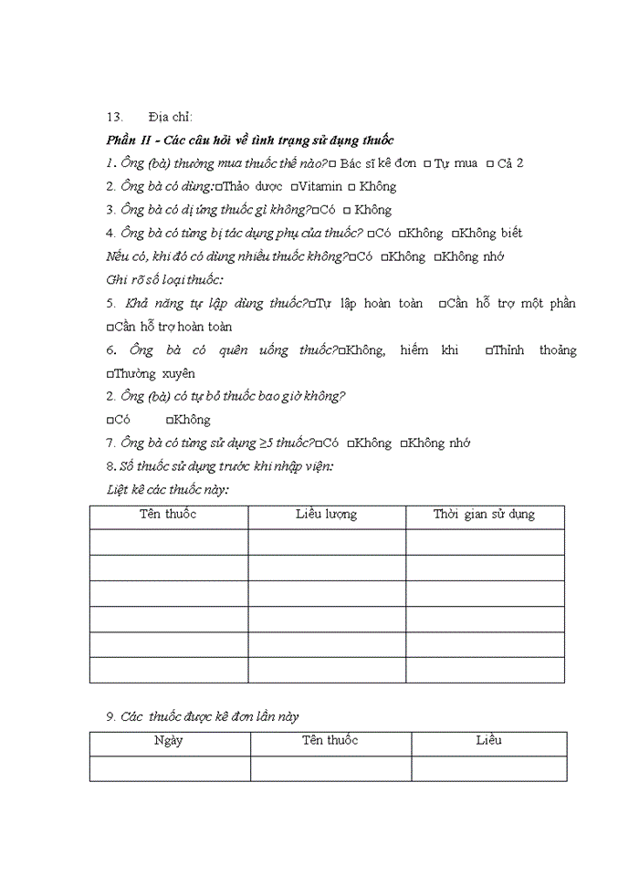 image for page Tình hình sử dụng nhiều thuốc ở bệnh nhân điều trị ngoại trú tại Bệnh viện lão khoa Trung ương