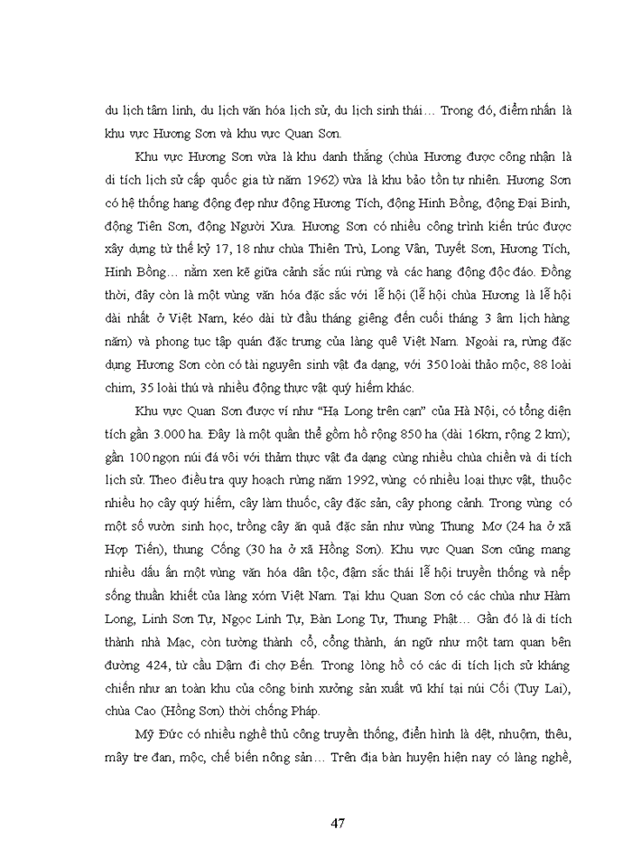 image for page Ths Phát triển du lịch trên địa bàn huyện Mỹ Đức thành phố Hà Nội