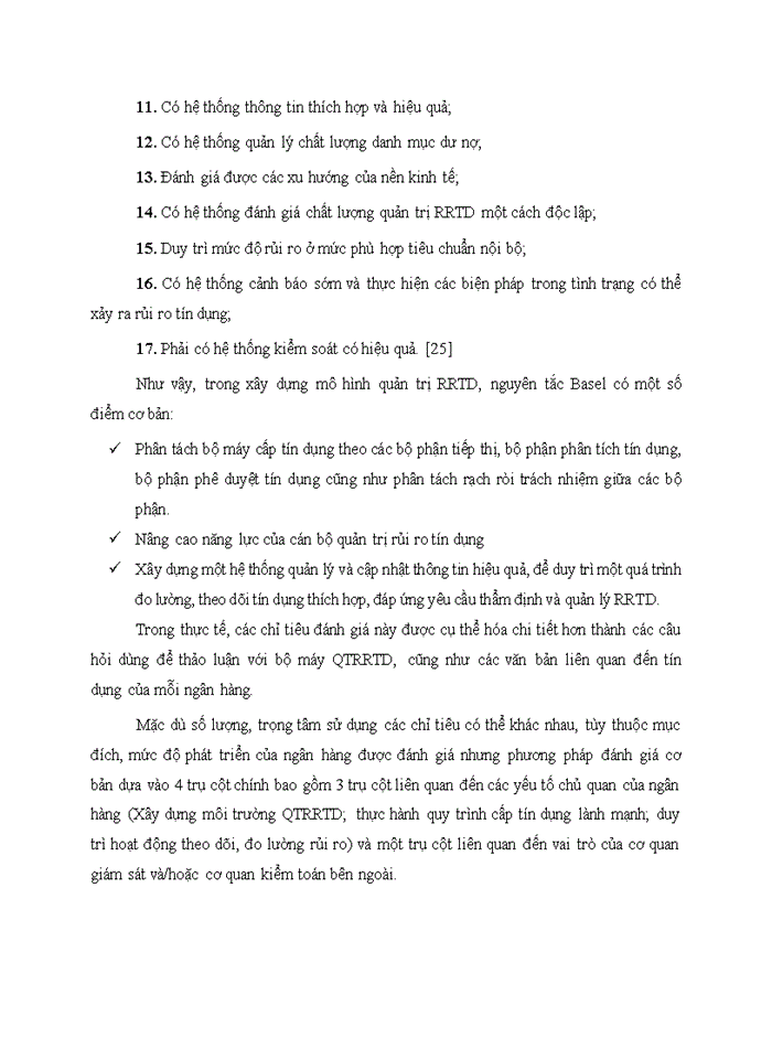image for page Trình bày về RR tín dụng của NHTM Phân tích các chỉ tiêu phản ánh RR tín dụng