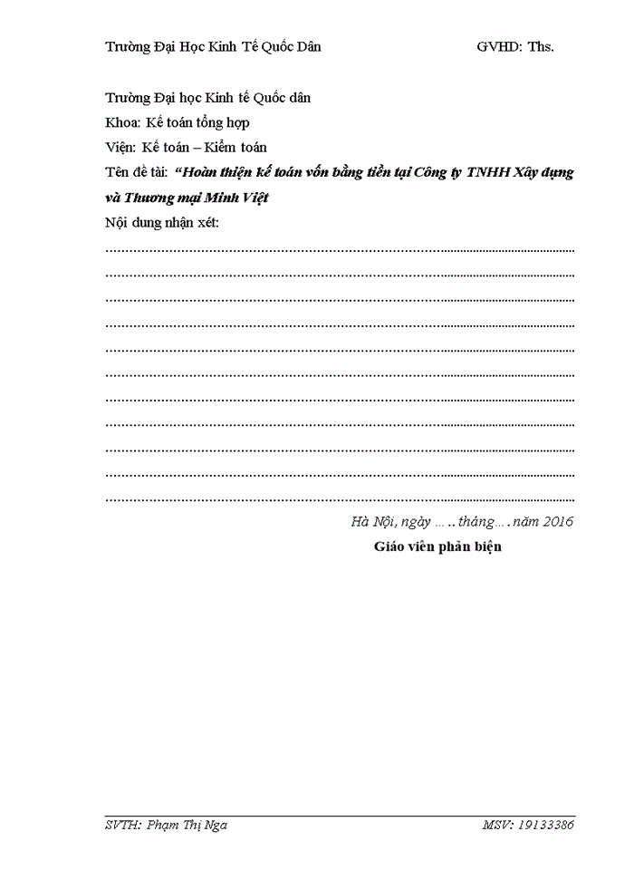 image for page Kế toán vốn bằng tiền
