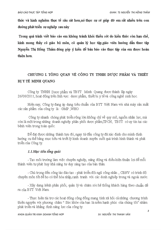 image for page Báo cáo Thực Tập Tổng Hợp Công Ty Trách nhiệm hữu hạn Dược Phẩm Thiết Bị Y Tế Minh Quang