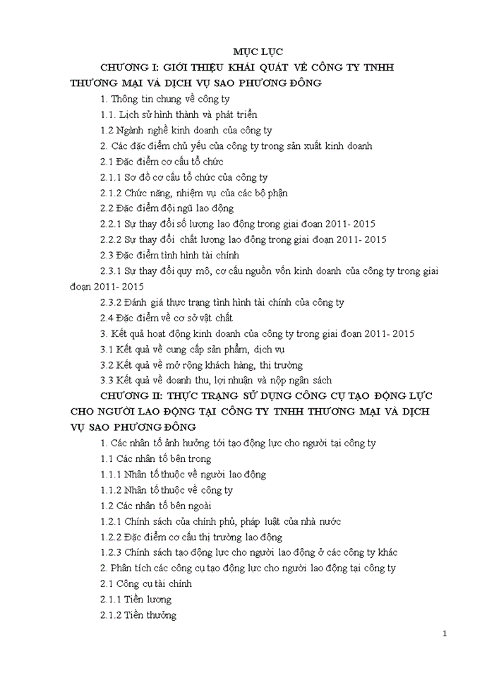 image for page Hoàn thiện công cụ tạo động lực cho người lao động tại công ty Trách nhiệm hữu hạn thương mại và dịch vụ Sao Phương Đông