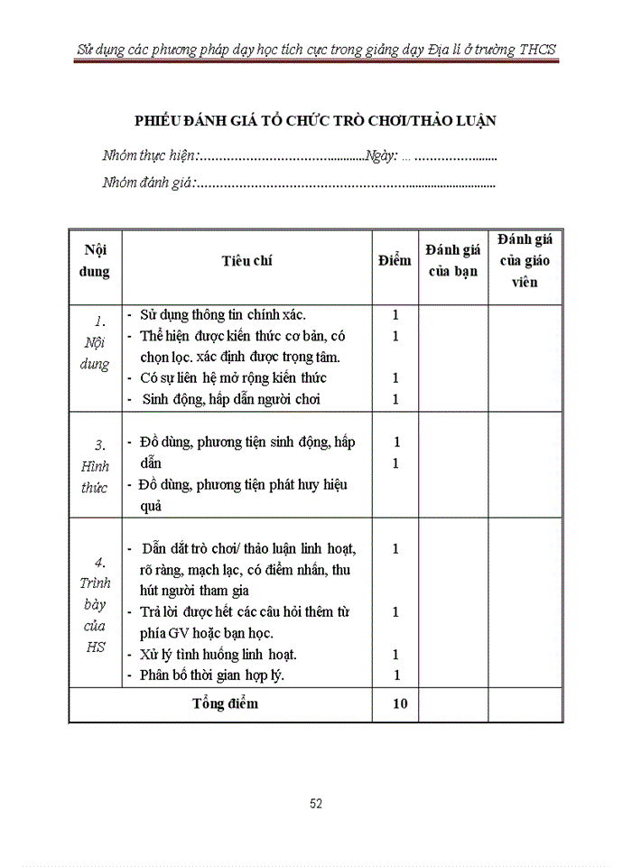image for page Sử dụng các phương pháp dạy học tích cực trong giảng dạy Địa lí ở trường THCS