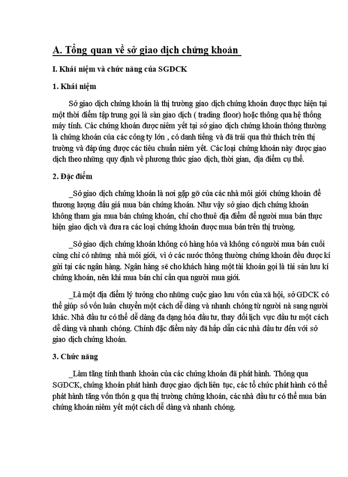 image for page TRÌNH BÀY NHỮNG VẤN ĐỀ CƠ BẢN VỀ SỞ GIAO DỊCH CHỨNG KHOÁN LIÊN HỆ THỰC TIỄN VIỆT NAM